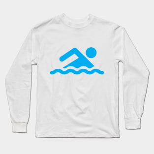 Swimming (request other colours) Long Sleeve T-Shirt